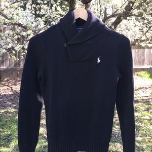 Ralph Lauren Sport shawl collar sweater